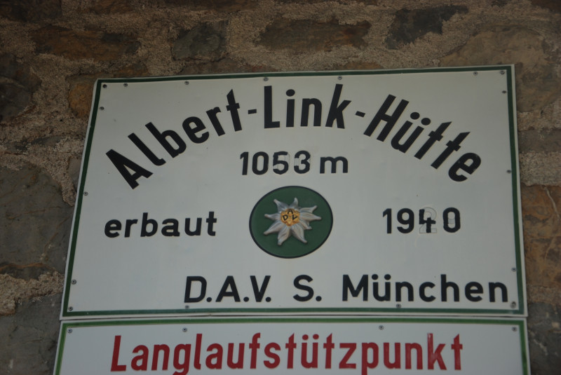 Albert-Link-H�tte 1053m