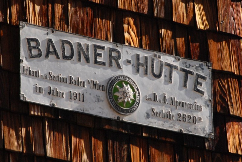 Badener H�tte 2608m