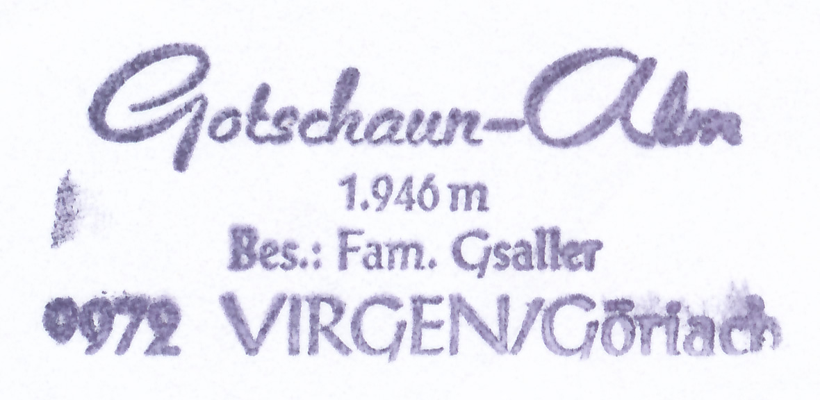 Gottschaunalm 1943m