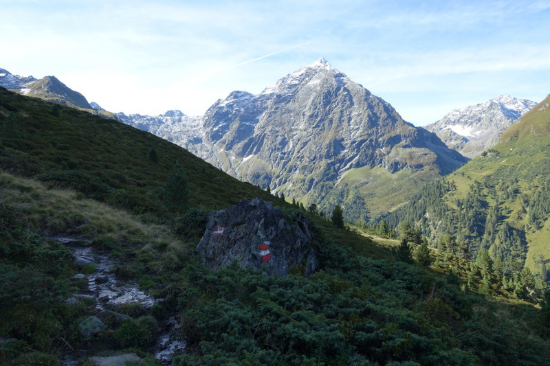 Alpengasthof Lsens - Hochgrafljoch - Hohe Rte - Gallwieser Mittergrat - Roter Kogel - Zirmweg - Alpengasthof Lsens