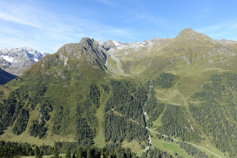 Alpengasthof Lsens - Hochgrafljoch - Hohe Rte - Gallwieser Mittergrat - Roter Kogel - Zirmweg - Alpengasthof Lsens