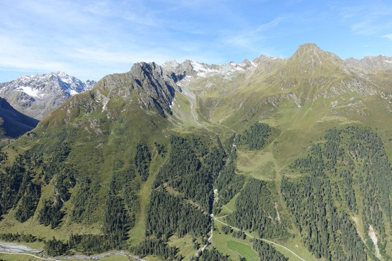 Alpengasthof Lsens - Hochgrafljoch - Hohe Rte - Gallwieser Mittergrat - Roter Kogel - Zirmweg - Alpengasthof Lsens