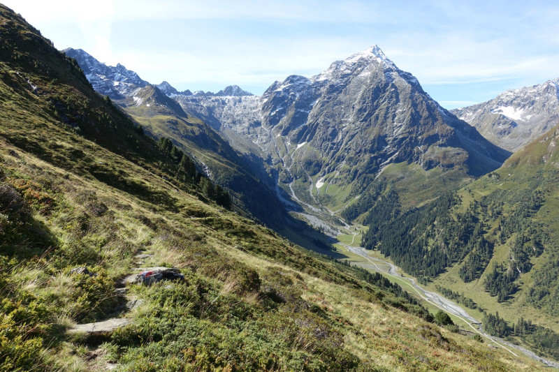 Alpengasthof Lsens - Hochgrafljoch - Hohe Rte - Gallwieser Mittergrat - Roter Kogel - Zirmweg - Alpengasthof Lsens