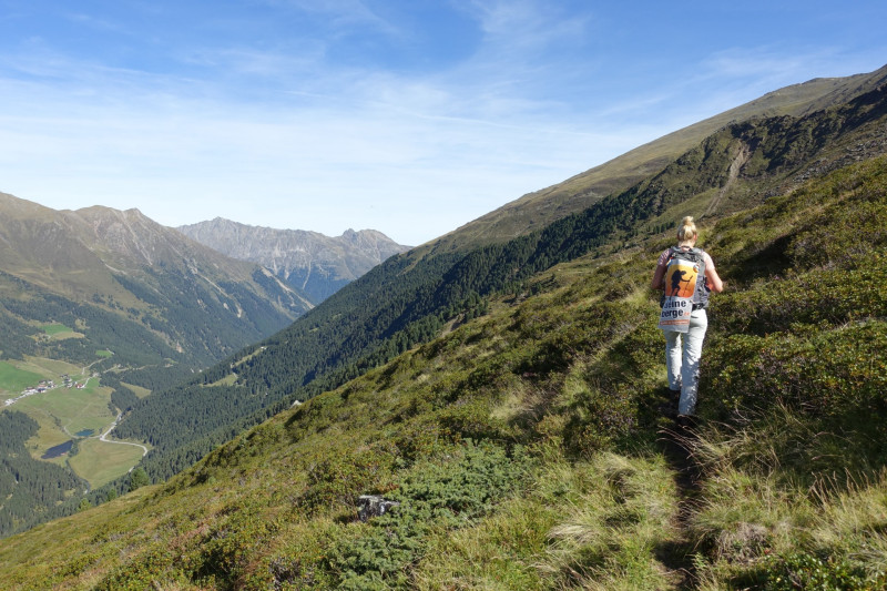 Alpengasthof Lsens - Hochgrafljoch - Hohe Rte - Gallwieser Mittergrat - Roter Kogel - Zirmweg - Alpengasthof Lsens