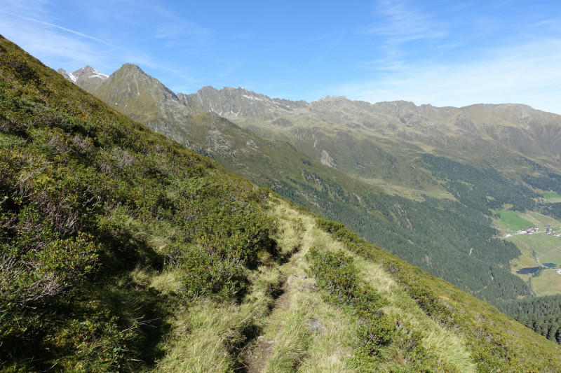 Alpengasthof Lsens - Hochgrafljoch - Hohe Rte - Gallwieser Mittergrat - Roter Kogel - Zirmweg - Alpengasthof Lsens