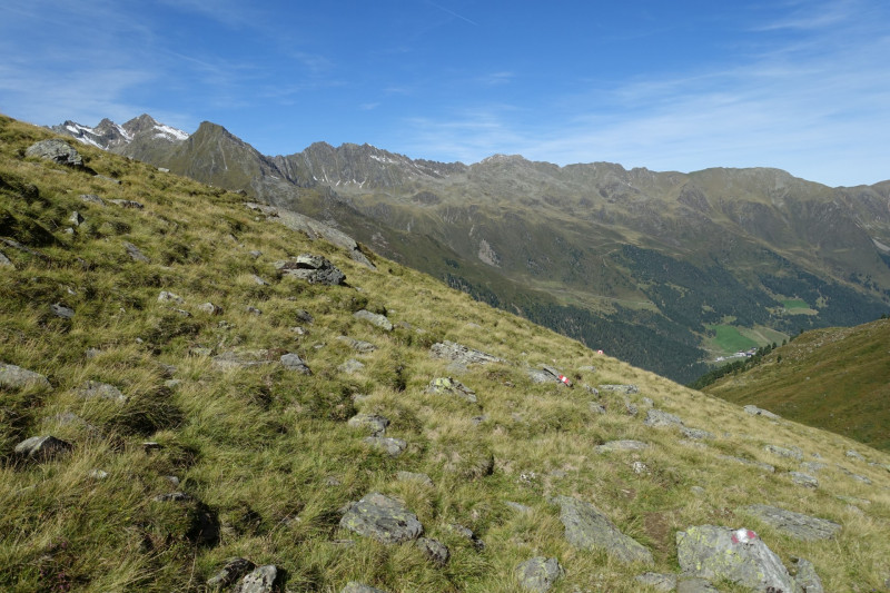 Alpengasthof Lsens - Hochgrafljoch - Hohe Rte - Gallwieser Mittergrat - Roter Kogel - Zirmweg - Alpengasthof Lsens