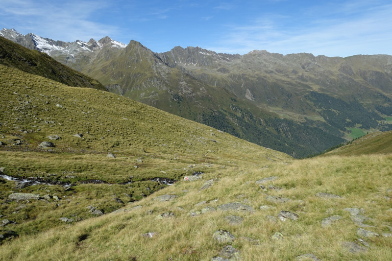 Alpengasthof Lsens - Hochgrafljoch - Hohe Rte - Gallwieser Mittergrat - Roter Kogel - Zirmweg - Alpengasthof Lsens
