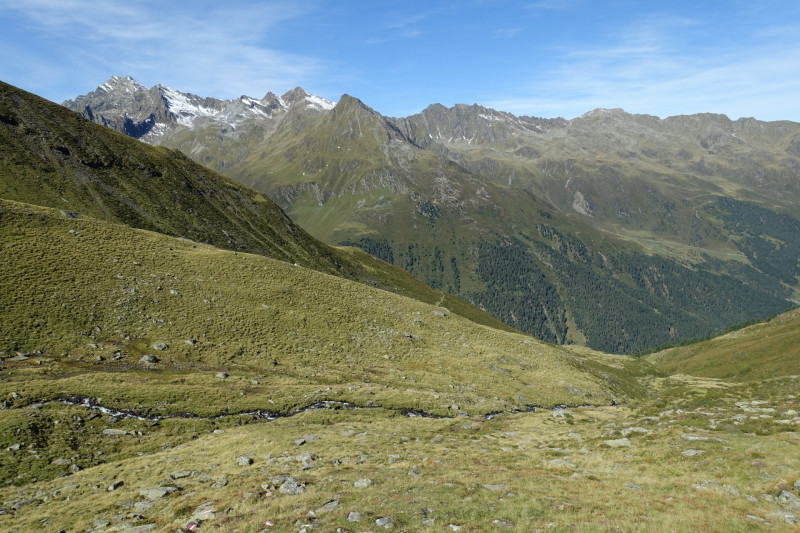 Alpengasthof Lsens - Hochgrafljoch - Hohe Rte - Gallwieser Mittergrat - Roter Kogel - Zirmweg - Alpengasthof Lsens