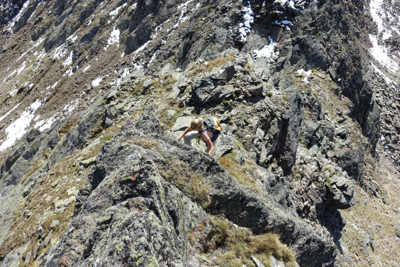 Alpengasthof Lsens - Hochgrafljoch - Hohe Rte - Gallwieser Mittergrat - Roter Kogel - Zirmweg - Alpengasthof Lsens