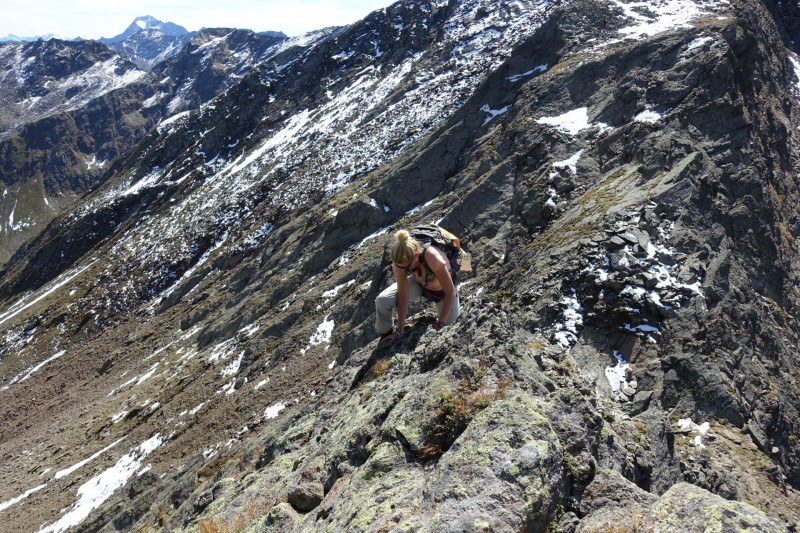 Alpengasthof Lsens - Hochgrafljoch - Hohe Rte - Gallwieser Mittergrat - Roter Kogel - Zirmweg - Alpengasthof Lsens