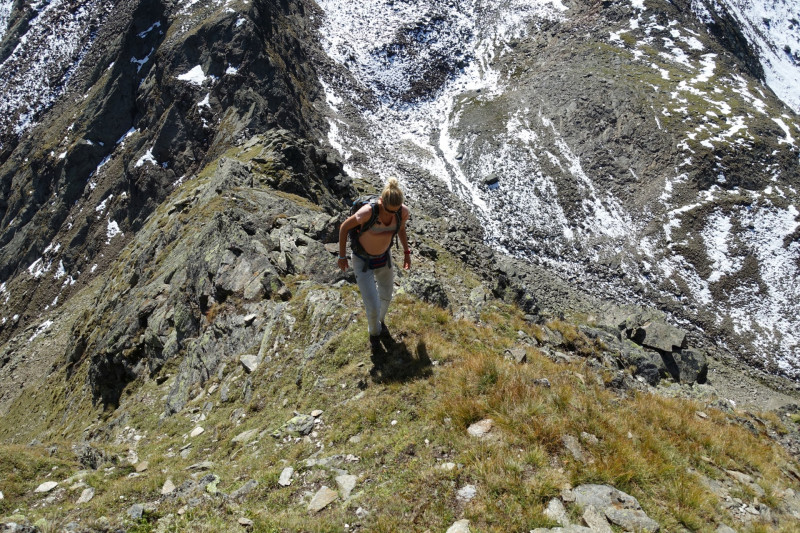 Alpengasthof Lsens - Hochgrafljoch - Hohe Rte - Gallwieser Mittergrat - Roter Kogel - Zirmweg - Alpengasthof Lsens