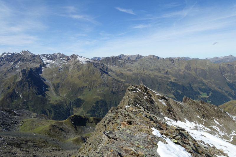 Alpengasthof Lsens - Hochgrafljoch - Hohe Rte - Gallwieser Mittergrat - Roter Kogel - Zirmweg - Alpengasthof Lsens