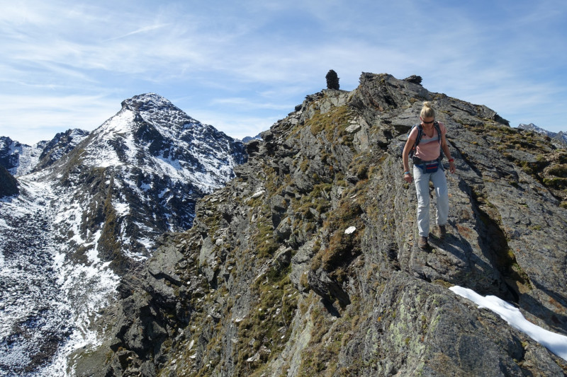 Alpengasthof Lsens - Hochgrafljoch - Hohe Rte - Gallwieser Mittergrat - Roter Kogel - Zirmweg - Alpengasthof Lsens