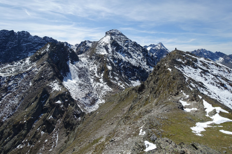Alpengasthof Lsens - Hochgrafljoch - Hohe Rte - Gallwieser Mittergrat - Roter Kogel - Zirmweg - Alpengasthof Lsens