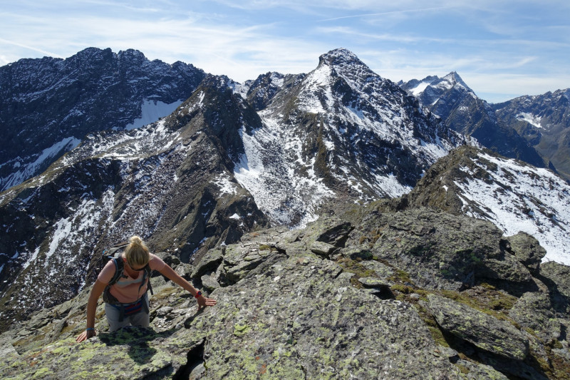 Alpengasthof Lsens - Hochgrafljoch - Hohe Rte - Gallwieser Mittergrat - Roter Kogel - Zirmweg - Alpengasthof Lsens