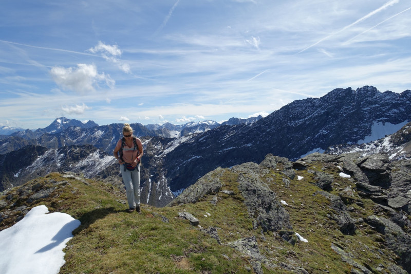 Alpengasthof Lsens - Hochgrafljoch - Hohe Rte - Gallwieser Mittergrat - Roter Kogel - Zirmweg - Alpengasthof Lsens