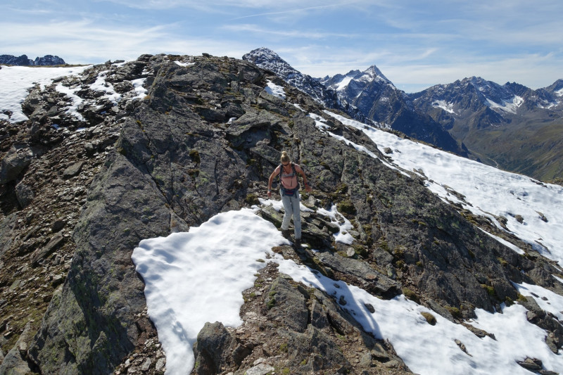Alpengasthof Lsens - Hochgrafljoch - Hohe Rte - Gallwieser Mittergrat - Roter Kogel - Zirmweg - Alpengasthof Lsens