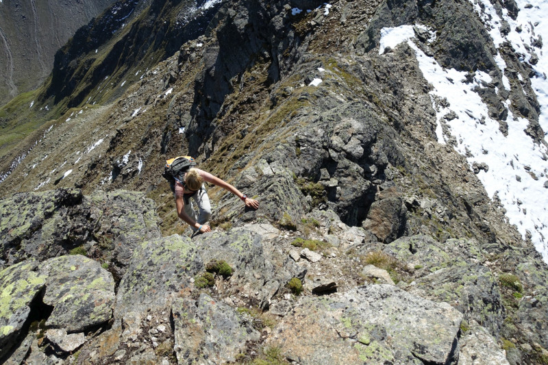 Alpengasthof Lsens - Hochgrafljoch - Hohe Rte - Gallwieser Mittergrat - Roter Kogel - Zirmweg - Alpengasthof Lsens