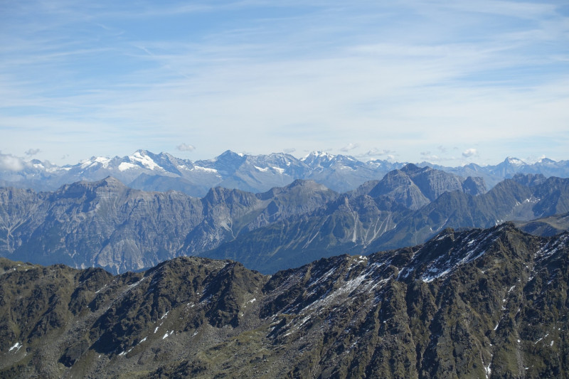 Alpengasthof Lsens - Hochgrafljoch - Hohe Rte - Gallwieser Mittergrat - Roter Kogel - Zirmweg - Alpengasthof Lsens