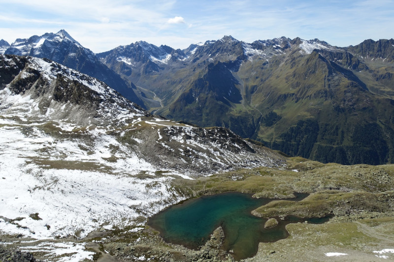 Alpengasthof Lsens - Hochgrafljoch - Hohe Rte - Gallwieser Mittergrat - Roter Kogel - Zirmweg - Alpengasthof Lsens
