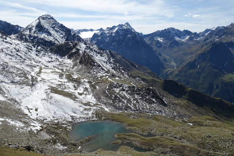 Alpengasthof Lsens - Hochgrafljoch - Hohe Rte - Gallwieser Mittergrat - Roter Kogel - Zirmweg - Alpengasthof Lsens