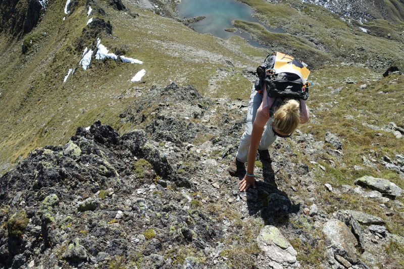 Alpengasthof Lsens - Hochgrafljoch - Hohe Rte - Gallwieser Mittergrat - Roter Kogel - Zirmweg - Alpengasthof Lsens