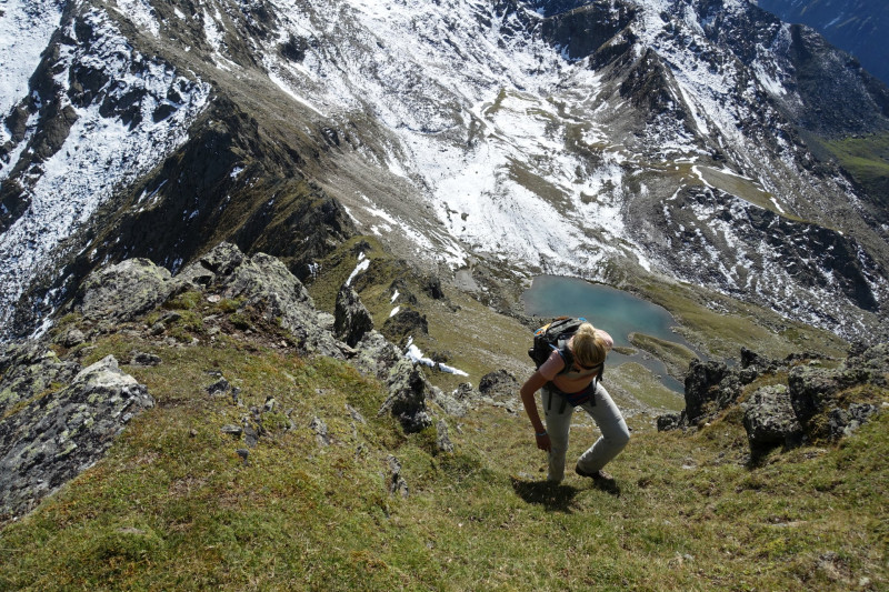 Alpengasthof Lsens - Hochgrafljoch - Hohe Rte - Gallwieser Mittergrat - Roter Kogel - Zirmweg - Alpengasthof Lsens