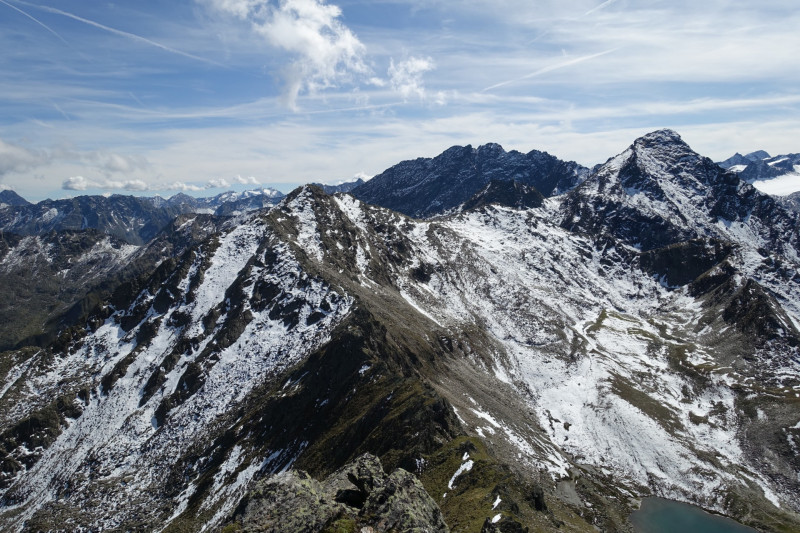 Alpengasthof Lsens - Hochgrafljoch - Hohe Rte - Gallwieser Mittergrat - Roter Kogel - Zirmweg - Alpengasthof Lsens