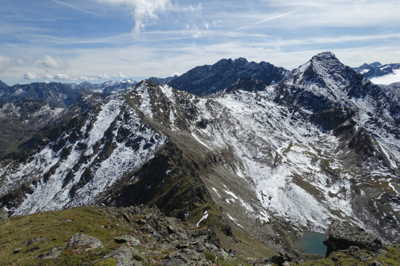 Alpengasthof Lsens - Hochgrafljoch - Hohe Rte - Gallwieser Mittergrat - Roter Kogel - Zirmweg - Alpengasthof Lsens