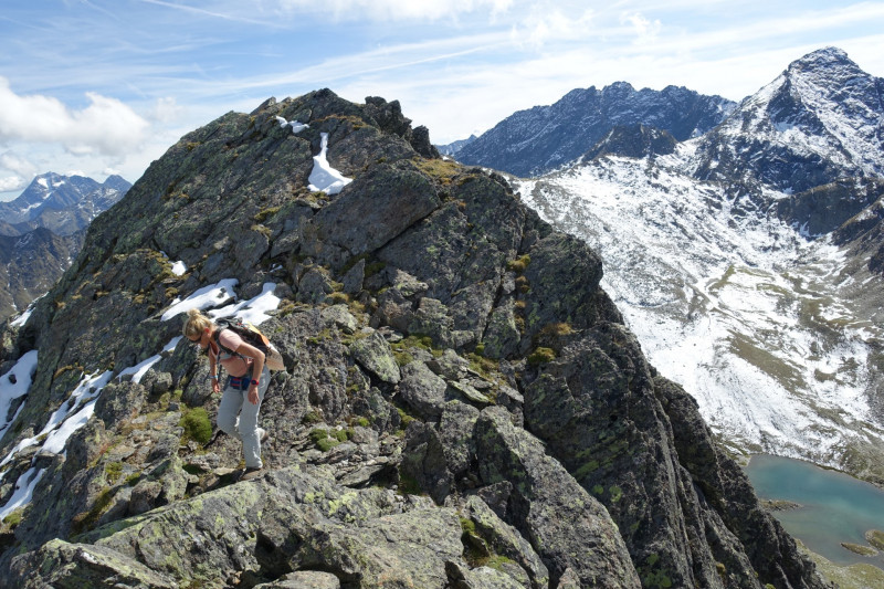 Alpengasthof Lsens - Hochgrafljoch - Hohe Rte - Gallwieser Mittergrat - Roter Kogel - Zirmweg - Alpengasthof Lsens