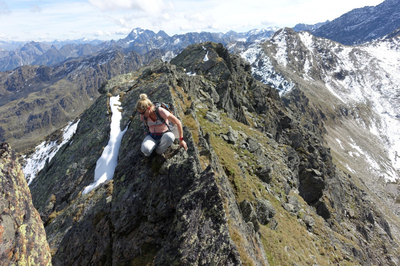 Alpengasthof Lsens - Hochgrafljoch - Hohe Rte - Gallwieser Mittergrat - Roter Kogel - Zirmweg - Alpengasthof Lsens