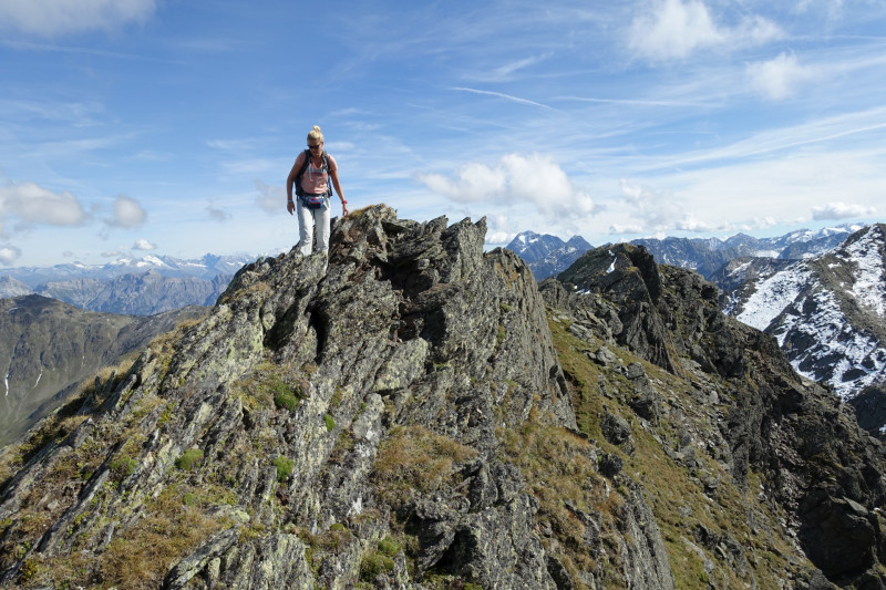 Alpengasthof Lsens - Hochgrafljoch - Hohe Rte - Gallwieser Mittergrat - Roter Kogel - Zirmweg - Alpengasthof Lsens