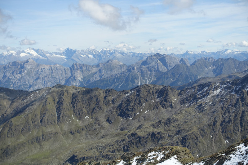 Alpengasthof Lsens - Hochgrafljoch - Hohe Rte - Gallwieser Mittergrat - Roter Kogel - Zirmweg - Alpengasthof Lsens