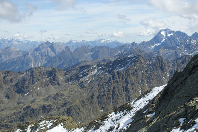 Alpengasthof Lsens - Hochgrafljoch - Hohe Rte - Gallwieser Mittergrat - Roter Kogel - Zirmweg - Alpengasthof Lsens