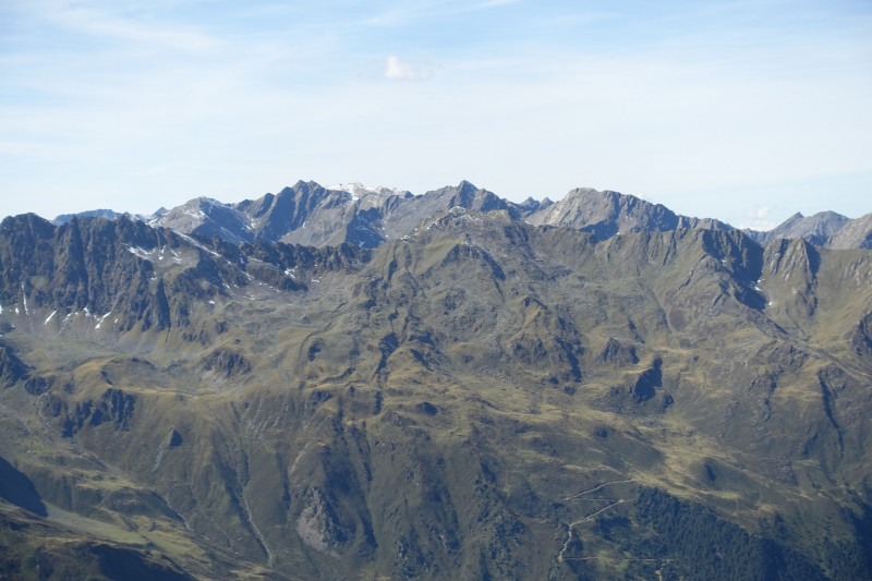 Alpengasthof Lsens - Hochgrafljoch - Hohe Rte - Gallwieser Mittergrat - Roter Kogel - Zirmweg - Alpengasthof Lsens