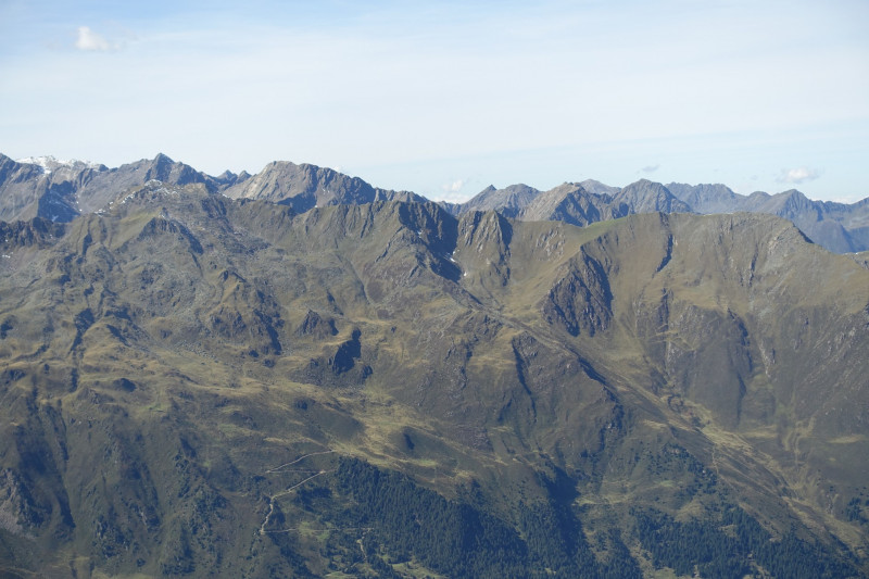 Alpengasthof Lsens - Hochgrafljoch - Hohe Rte - Gallwieser Mittergrat - Roter Kogel - Zirmweg - Alpengasthof Lsens