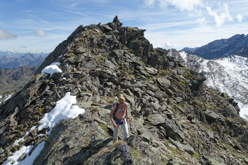 Alpengasthof Lsens - Hochgrafljoch - Hohe Rte - Gallwieser Mittergrat - Roter Kogel - Zirmweg - Alpengasthof Lsens