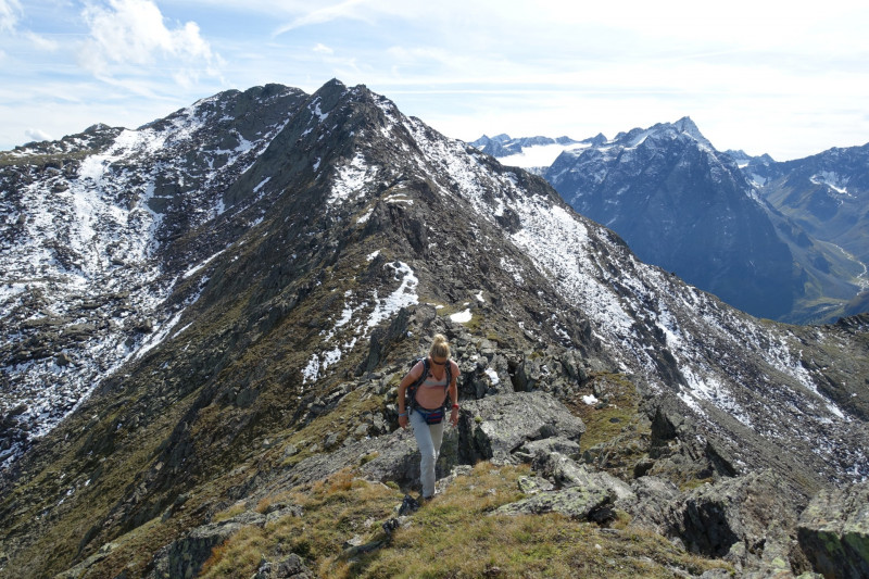 Alpengasthof Lsens - Hochgrafljoch - Hohe Rte - Gallwieser Mittergrat - Roter Kogel - Zirmweg - Alpengasthof Lsens