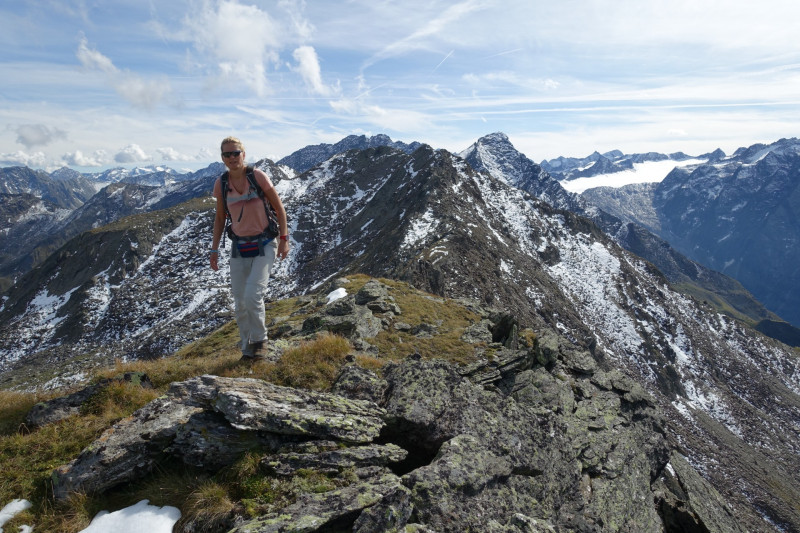 Alpengasthof Lsens - Hochgrafljoch - Hohe Rte - Gallwieser Mittergrat - Roter Kogel - Zirmweg - Alpengasthof Lsens