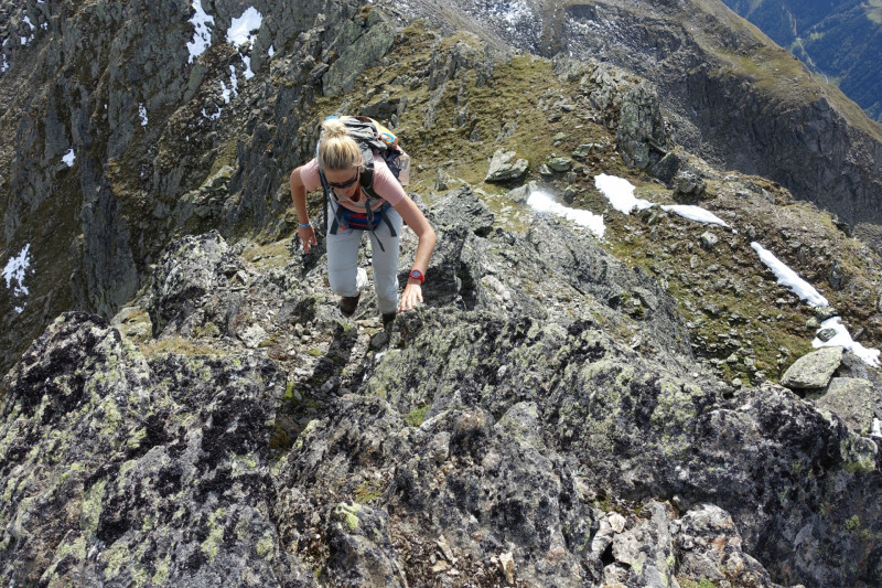 Alpengasthof Lsens - Hochgrafljoch - Hohe Rte - Gallwieser Mittergrat - Roter Kogel - Zirmweg - Alpengasthof Lsens