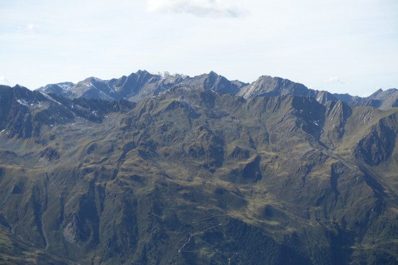Alpengasthof Lsens - Hochgrafljoch - Hohe Rte - Gallwieser Mittergrat - Roter Kogel - Zirmweg - Alpengasthof Lsens