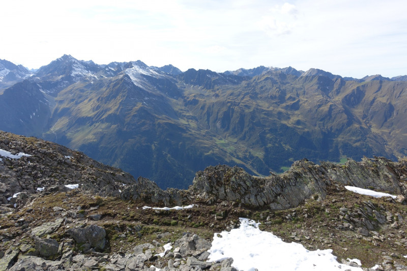 Alpengasthof Lsens - Hochgrafljoch - Hohe Rte - Gallwieser Mittergrat - Roter Kogel - Zirmweg - Alpengasthof Lsens