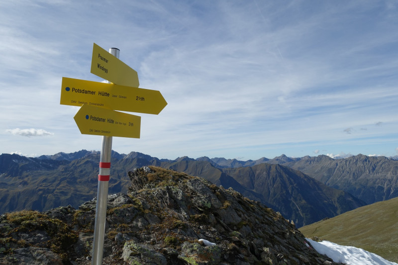 Alpengasthof Lsens - Hochgrafljoch - Hohe Rte - Gallwieser Mittergrat - Roter Kogel - Zirmweg - Alpengasthof Lsens