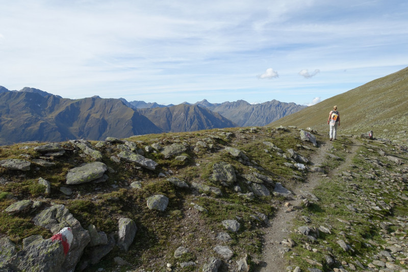 Alpengasthof Lsens - Hochgrafljoch - Hohe Rte - Gallwieser Mittergrat - Roter Kogel - Zirmweg - Alpengasthof Lsens