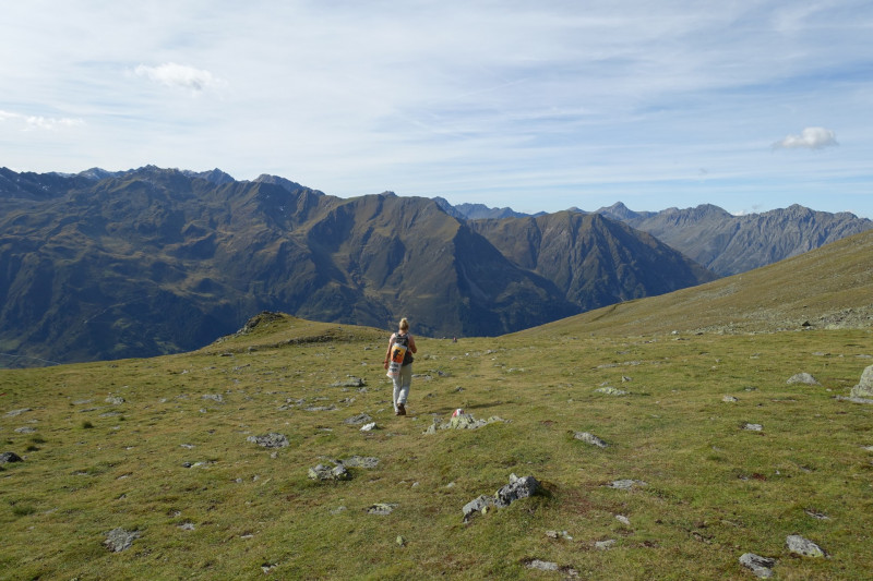 Alpengasthof Lsens - Hochgrafljoch - Hohe Rte - Gallwieser Mittergrat - Roter Kogel - Zirmweg - Alpengasthof Lsens