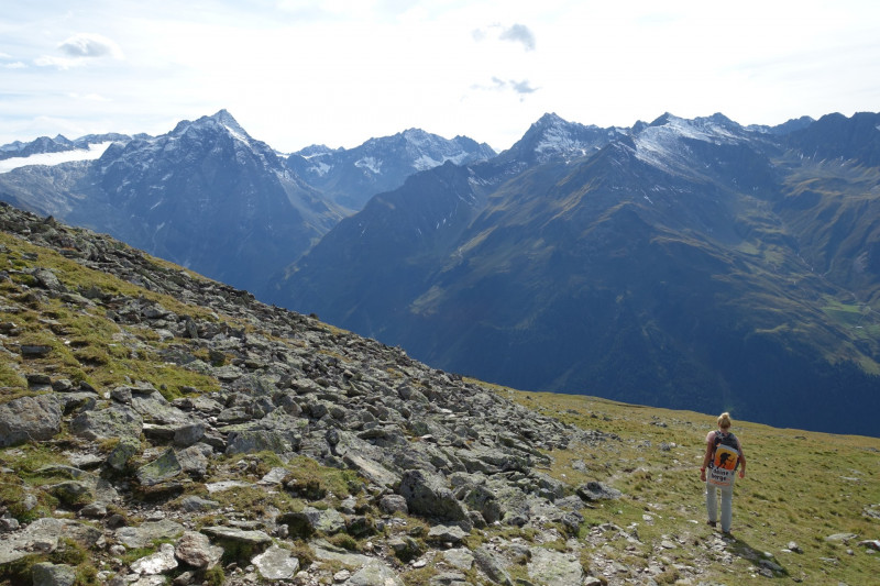 Alpengasthof Lsens - Hochgrafljoch - Hohe Rte - Gallwieser Mittergrat - Roter Kogel - Zirmweg - Alpengasthof Lsens