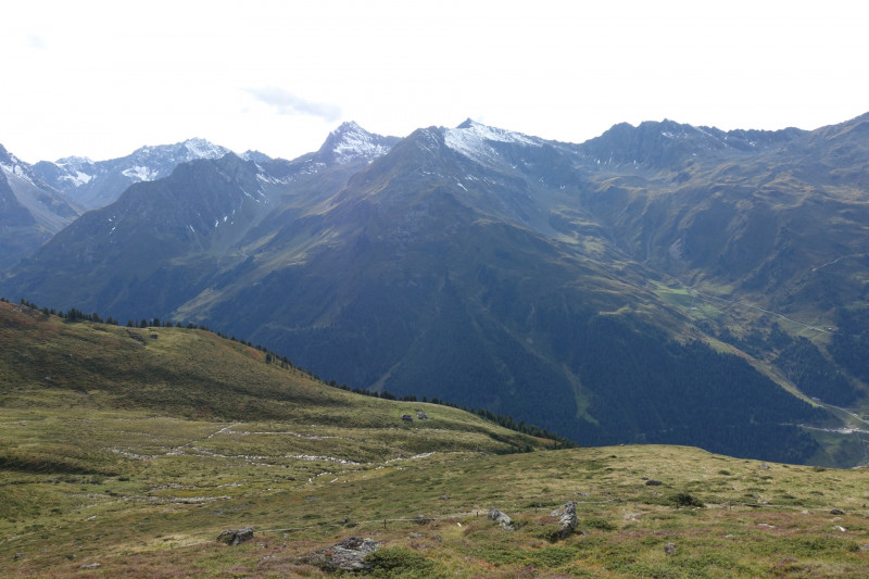 Alpengasthof Lsens - Hochgrafljoch - Hohe Rte - Gallwieser Mittergrat - Roter Kogel - Zirmweg - Alpengasthof Lsens