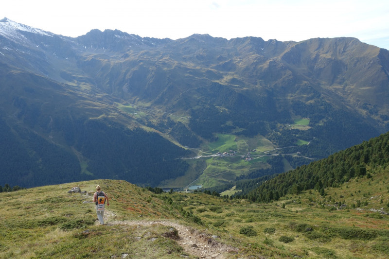 Alpengasthof Lsens - Hochgrafljoch - Hohe Rte - Gallwieser Mittergrat - Roter Kogel - Zirmweg - Alpengasthof Lsens