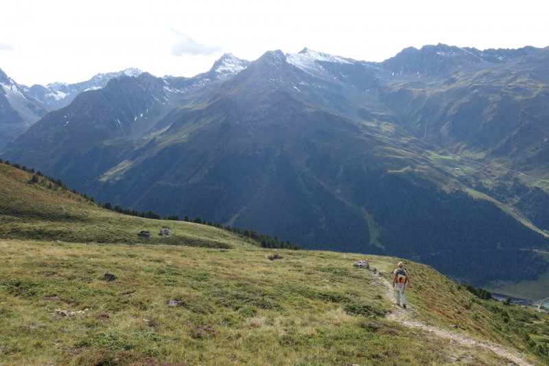 Alpengasthof Lsens - Hochgrafljoch - Hohe Rte - Gallwieser Mittergrat - Roter Kogel - Zirmweg - Alpengasthof Lsens