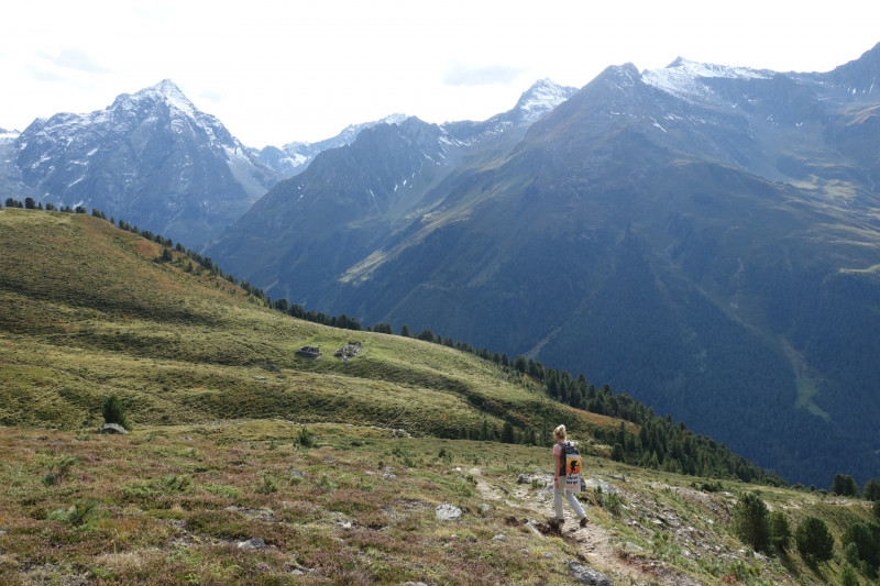 Alpengasthof Lsens - Hochgrafljoch - Hohe Rte - Gallwieser Mittergrat - Roter Kogel - Zirmweg - Alpengasthof Lsens